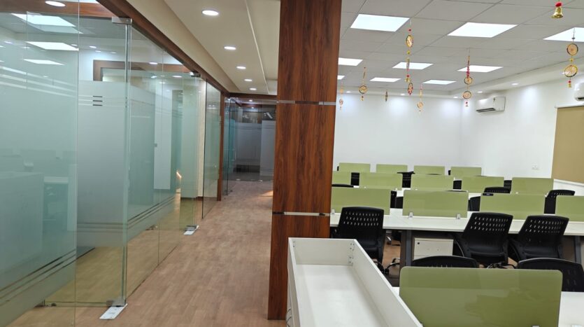 Spacious office with open seating in Noida Sector 65
